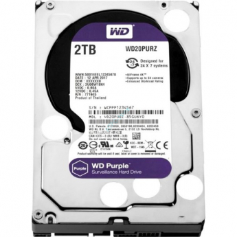 Жесткий диск 2Tb Western Digital Purple WD20PURZ 3.5" 