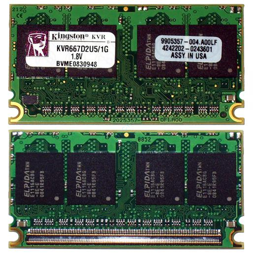 1GB Kingston KVR667D2U5/1G фото 1 — HTPC-Home.ru