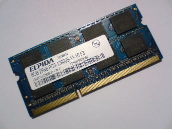 Оперативная память 8GB Elpida EBJ81UG8BBU0-GN-F DDR3 1600 SODIMM