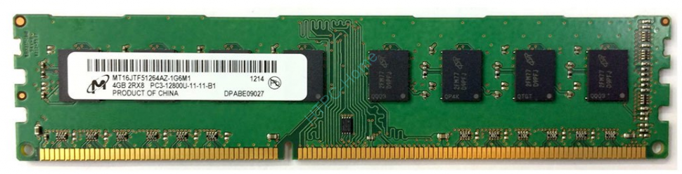 Оперативная память 4Gb Micron MT16JTF51264AZ-1G6M1 DDR3 1600 DIMM фото 1 — HTPC-Home.ru