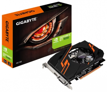 Видеокарта 2048Mb nVidia GeForce GT1030 Gigabyte PCI-E  GV-N1030OC-2GI