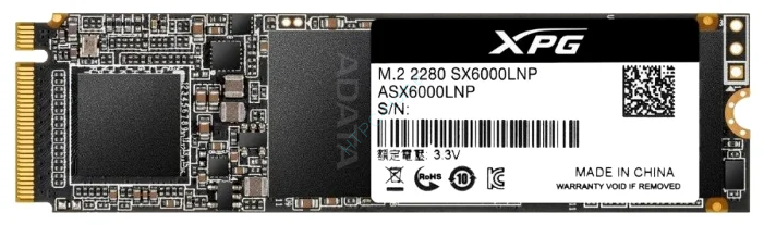 Твердотельный накопитель 1Tb SSD ADATA XPG SX6000 Lite ASX6000LNP-1TT-C фото 1 — HTPC-Home.ru