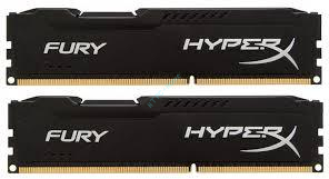 Оперативная память 8Gbx2 KIT Kingston HyperX Fury HX318C10FBK2/16 DDR4 1866 DIMM CL10 фото 1 — HTPC-Home.ru