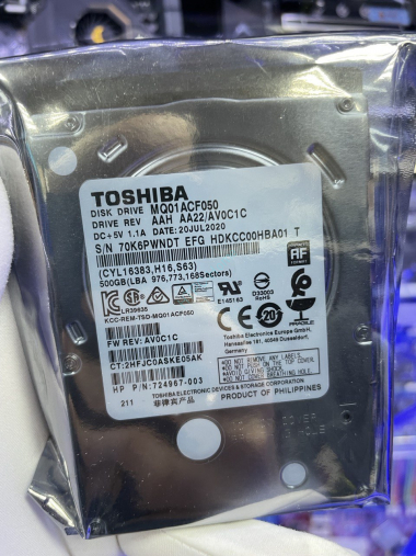 Жесткий диск 500Gb SATA Toshiba MQ01ACF050 2.5&quot; 7200rpm 16Mb — HTPC-Home.ru
