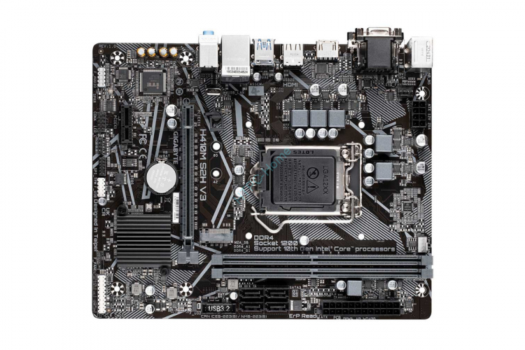 Материнская плата GIGABYTE H410M S2H V3, купить по цене 6 240 руб. в ...