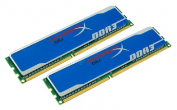DDR3 4Gbx2  Kingston HyperX DIMM  PC3-10600 1333MHz (KHX1333C9D3B1K2/8G)