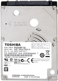 Жесткий диск 1Tb SATA TOSHIBA MQ02ABF100 2.5" 5400rpm 16Mb 7mm
