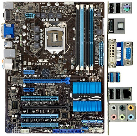 Материнская плата Asus P8Z68-V LX ATX фото 1 — HTPC-Home.ru Материнская плата Asus P8Z68-V LX ATX фото 1 — HTPC-Home.ru