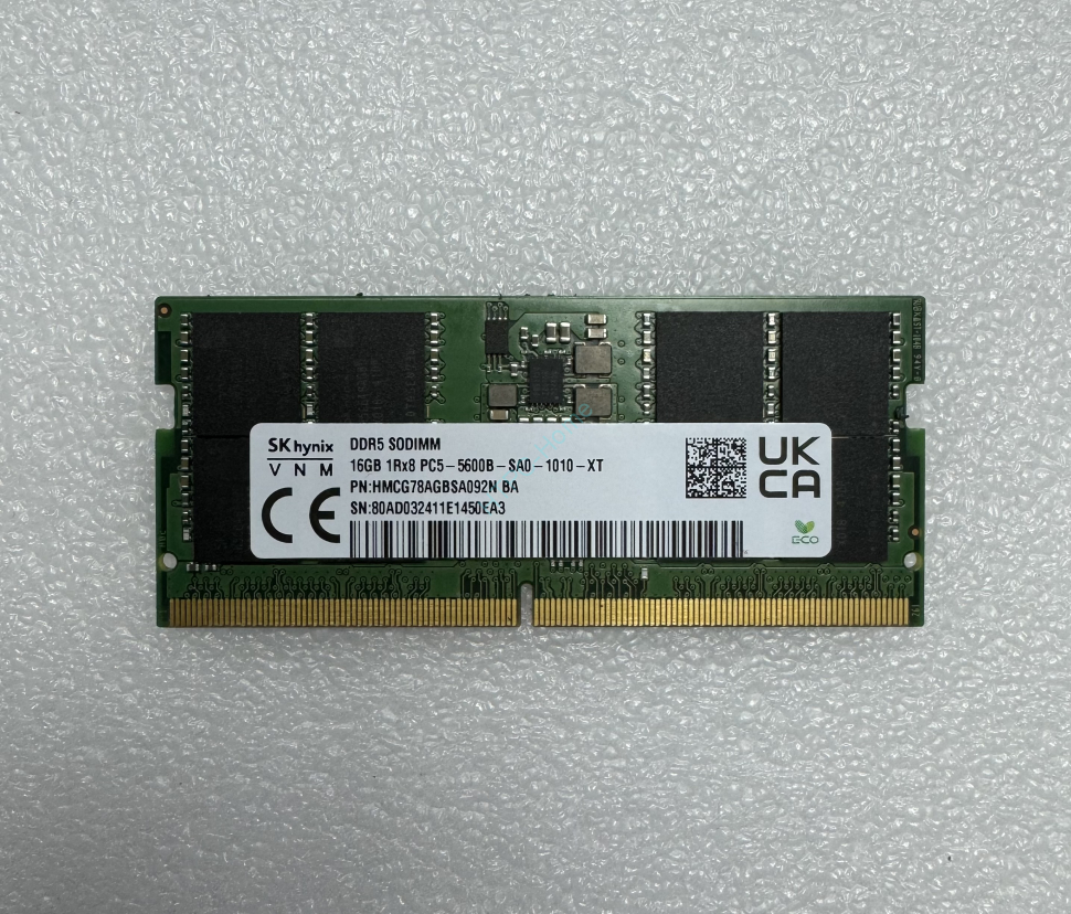 Оперативная память 16Gb Hynix HMCG78AGBSA092N DDR5 5600 SODIMM фото 1 — HTPC-Home.ru