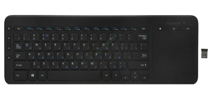 Клавиатура Microsoft All-in-One Media Keyboard Black USB фото 1 — HTPC-Home.ru