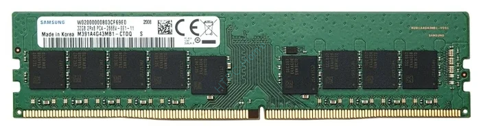 Оперативная память 32GB Samsung M391A4G43MB1-CTD DDR4 2666M DIMM CL19 ECC фото 1 — HTPC-Home.ru