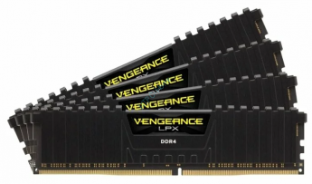 Оперативная память 4x8Gb KIT Corsair Vengeance LPX CMK32GX4M4B3200C16 DDR4 DIMM PC4-25600