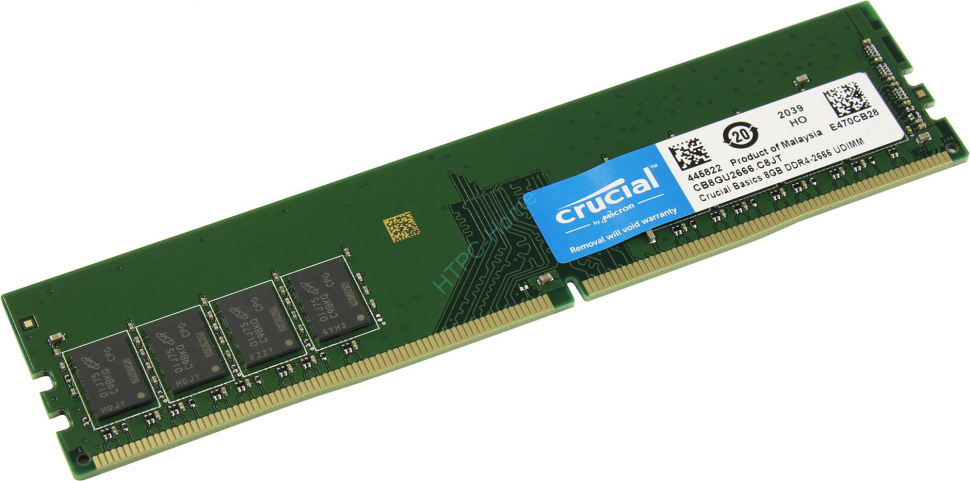 Оперативная память 8Gb Crucial CB8GU2666 DDR4 2666 DIMM фото 1 — HTPC-Home.ru