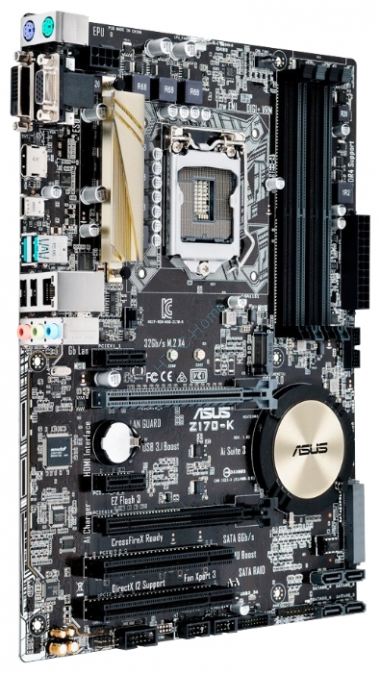 ASUS Z170-K  (RTL) LGA1151 &lt; Z170 &gt; 2xPCI-E Dsub+DVI+HDMI GbLAN SATA RAID ATX 4DDR4  — HTPC-Home.ru