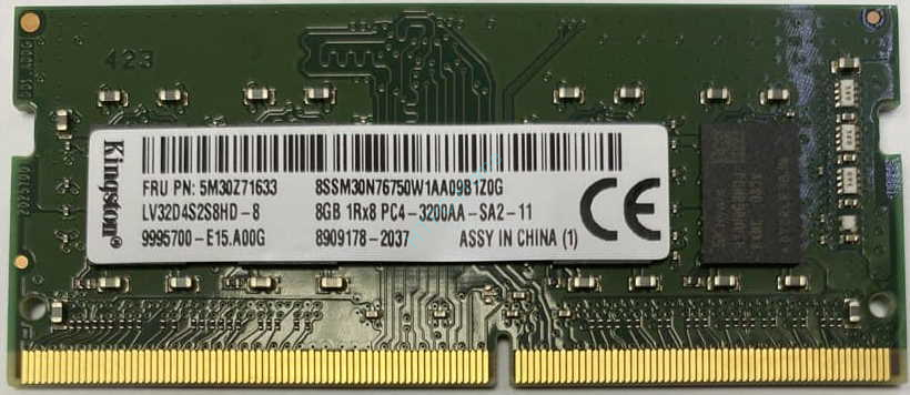 Оперативная память 8Gb Kingston LV32D4S2S8HD-8 DDR4 3200 SODIMM фото 1 — HTPC-Home.ru