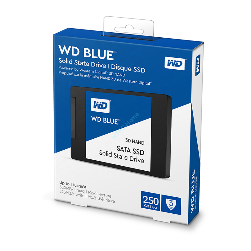 Твердотельный накопитель 250GB Western Digital Blue WDS250G2B0A 2.5" фото 1 — HTPC-Home.ru