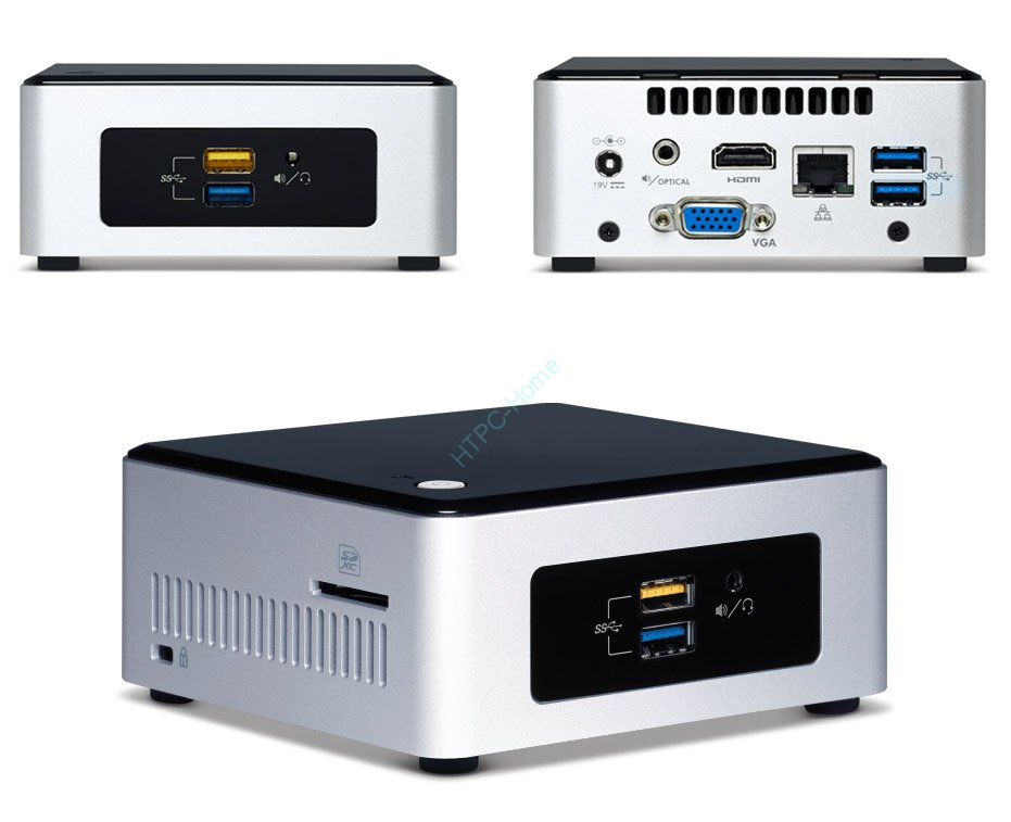 Платформа Intel NUC5CPYH NUC BOXNUC5CPYH Intel Celeron N3050 1.6ГГц/2.16ГГц фото 1 — HTPC-Home.ru