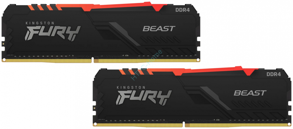 Оперативная память 8Gbx2 Kingston KF432C16BBAK2/16 FURY Beast RGB DDR4 3200 DIMM CL16  фото 1 — HTPC-Home.ru