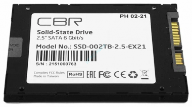 SSD 2Тб CBR SSD-002TB-2.5-EX21 — HTPC-Home.ru