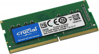 Оперативная память 4GB Crucial CT4G4SFS824A DDR4 2400 SO-DIMM