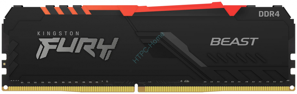 Оперативная память 8Gb Kingston KF432C16BBA/8 FURY Beast RGB DDR4 3200 DIMM CL16  фото 1 — HTPC-Home.ru