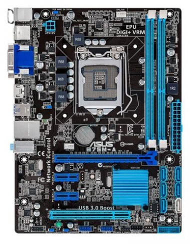 Материнская плата ASUS B75M-A LGA1155 MicroATX  — HTPC-Home.ru