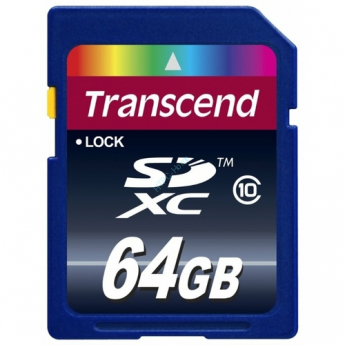 Карта памяти SD Transcend TS64GSDXC10 SDXC Memory Card 64Gb UHS-I U3