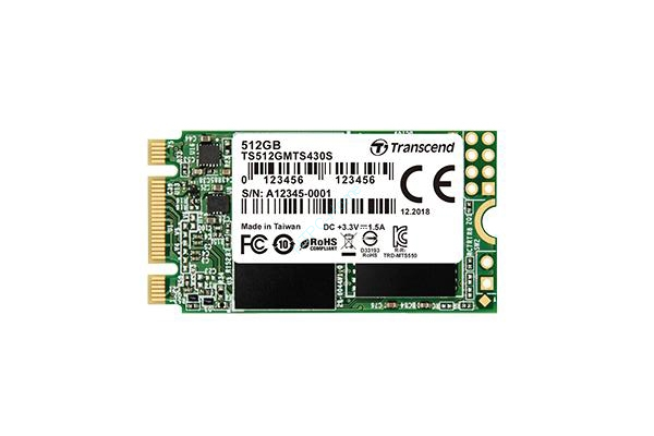 Твердотельный накопитель 512Gb TRANSCEND TS512GMTS430S M.2 2242  фото 1 — HTPC-Home.ru