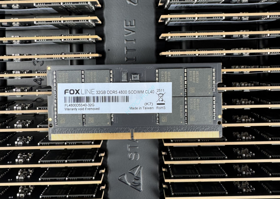 Оперативная память 32GB Foxline FL4800D5S40-32G DDR5 4800 SODIMM CL40   фото 1 — HTPC-Home.ru