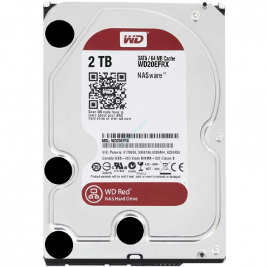 Жесткий диск 2 Tb SATA Western Digital Red WD20EFRX 3.5&quot; 5400rpm 64Mb — HTPC-Home.ru