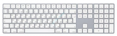 Клавиатура Apple Magic Keyboard with Numeric Keypad MQ052RS/A Silver Bluetooth — HTPC-Home.ru