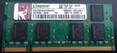 Оперативная память 2Gb Kingston ASU256X64D2S800C6 DDR2 800 SODIMM  — HTPC-Home.ru