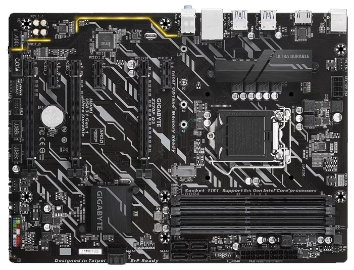 Материнская плата GIGABYTE Z370P D3 rev.1.0 LGA1151 v2, купить по цене ...