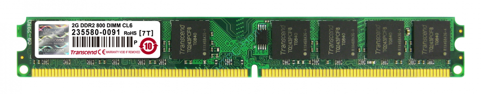 Оперативная память 2Gb Transcend DDR2 800 DIMM  фото 1 — HTPC-Home.ru