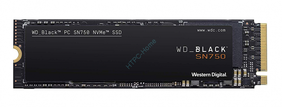 Твердотельный накопитель 1000GB Western Digital WD Black SN750 WDS100T3X0C M.2 PCI-Express фото 1 — HTPC-Home.ru