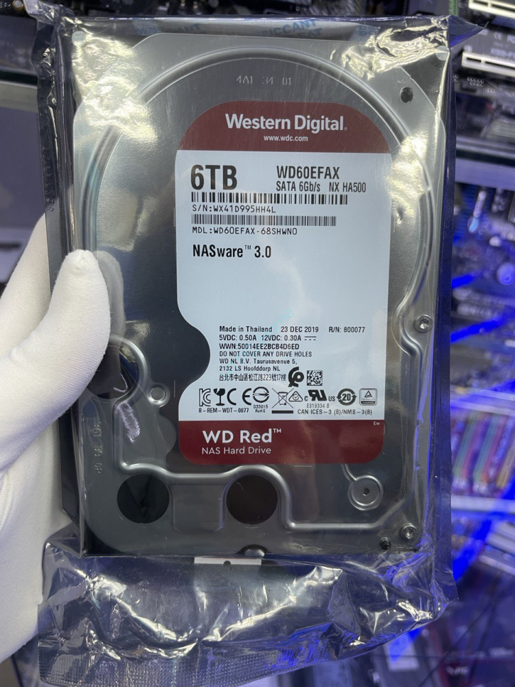 Жесткий диск 6TB Western Digital WD Red WD60EFAX, купить по цене 13 800 ...