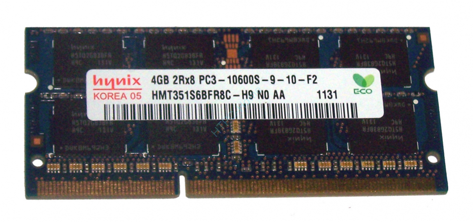 Оперативная память 4Gb Hynix HMT351S6BFR8C-H9 DDR3 1333 SO-DIMM 16chip фото 1 — HTPC-Home.ru