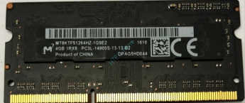 Оперативная память 4Gb Micron MT8KTF51264HZ-1G9E2 DDR3L 1866 SODIMM