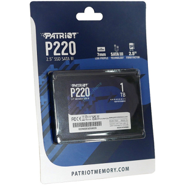 1Tb SATA Patriot P220 P220S1TB25 2.5" &mdash; HTPC-Home.ru
