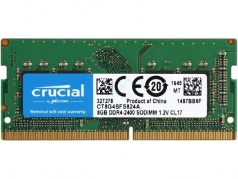Оперативная память 8GB Crucial  CT8G4SFS824A DDR4 2400 SO-DIMM