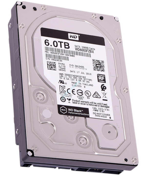 Жесткий диск 6Tb Western Digital WD Black WD6003FZBX 3.5 фото 1 — HTPC-Home.ru