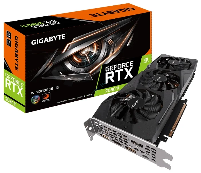 Видеокарта 11264MB GIGABYTE GeForce RTX 2080 Ti GV-N208TWF3-11GC фото 1 — HTPC-Home.ru