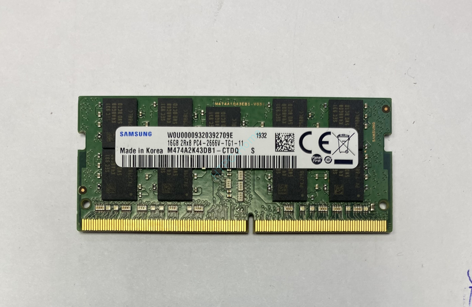 Оперативная память 16Gb Samsung M474A2K43DB1-CTDQ DDR4 2666 SODIMM ECC  фото 1 — HTPC-Home.ru