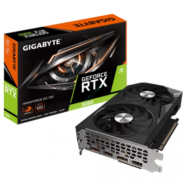 Видеокарта GIGABYTE (GV-N3060WF2OC-12GD 2.0) GeForce RTX 3060 12GB WINDFORCE OC 2.0 — HTPC-Home.ru