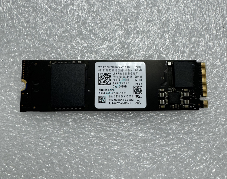 SSD 256Gb Western Digital SN740 SDDQNQD 256G 1014 PCI E 2280 1 700 HTPC Home.ru