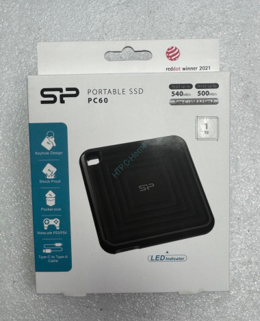 Внешний SSD 1Tb Silicon Power PC60 SP010TBPSDPC60CK USB3.2/Type-C  — HTPC-Home.ru
