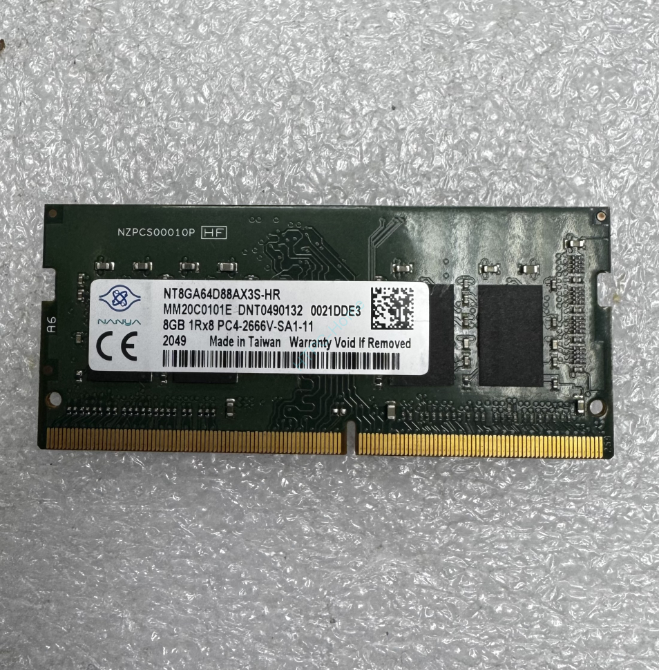 Оперативная память 8GB Nanya NT8GA64D88AX3S-HR DDR4 2666MHz SODIMM  фото 1 &mdash; HTPC-Home.ru