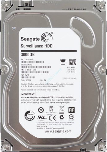 Жесткий диск 3Tb SATA Seagate Surveillance ST3000VX002 3.5" 5900rpm 64Mb 