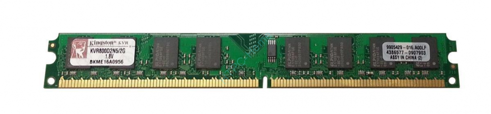 Оперативная память 2Gb Kingston KVR800D2N5/2G DDR2 800 DIMM фото 1 — HTPC-Home.ru