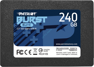 SSD 240Gb Patriot Memory Burst Elite PBE240GS25SSDR  — HTPC-Home.ru